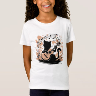 Camiseta - Gato negro