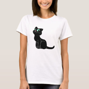 Camiseta gato negro