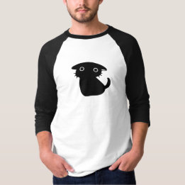 Camiseta gato negro