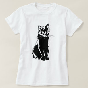 Camiseta Gato negro