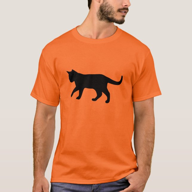 Camiseta Gato negro (Anverso)