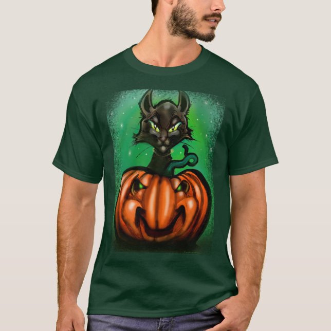Camiseta Gato negro (Anverso)