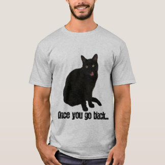 Camiseta gato negro