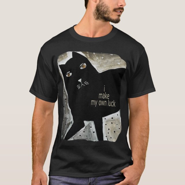 Camiseta Gato negro (Anverso)