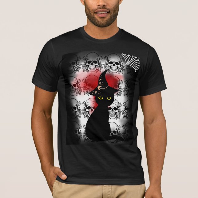 Camiseta Gato negro (Anverso)