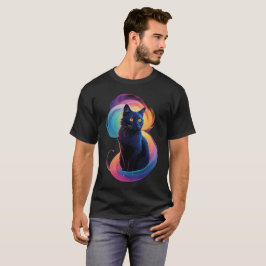 Camiseta gato negro