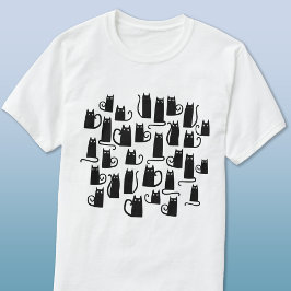 Camiseta Gato negro