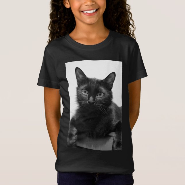 Camiseta Gato negro (Anverso)