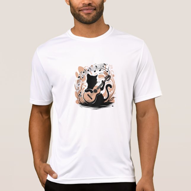 Camiseta - Gato negro (Anverso)