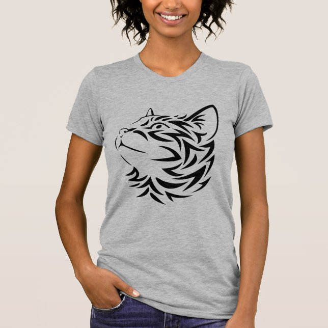 Camiseta gato negro (Anverso)