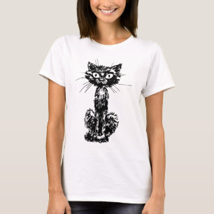 Camiseta Gato negro