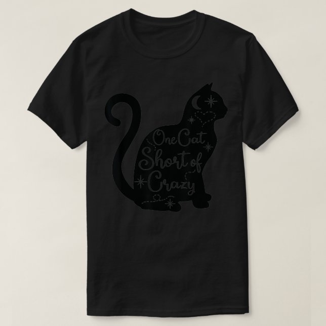 Camiseta Gato negro afortunado regalo de amante de gato loc (Diseño del anverso)