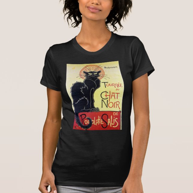 Camiseta Gato negro, Alexandre Steinlen (Anverso)