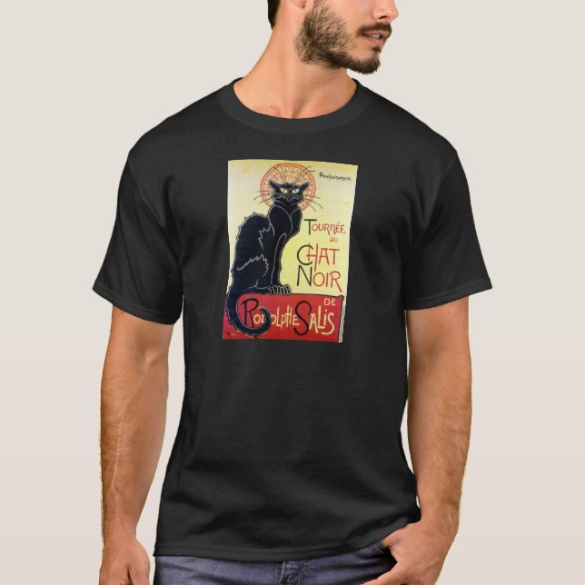 Camiseta Gato negro, Alexandre Steinlen (Anverso)