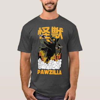 Camiseta Gato negro Anime Manga Hincha japonesa Fan Funny C