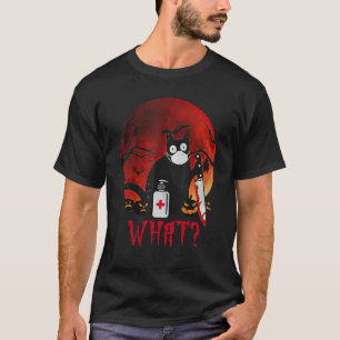 Camiseta Gato Negro Antiguo No Me Tos Gato Halloween