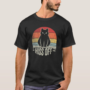 Camiseta Gato Negro Ca Retro Vintage Silbido Fuera Meow 5