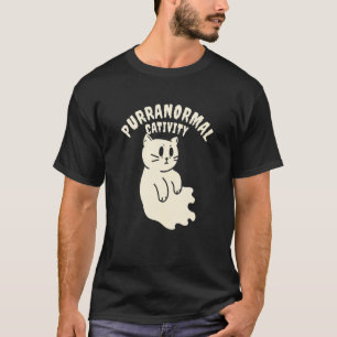 Camiseta Gato negro de actividad paranormal para Halloween