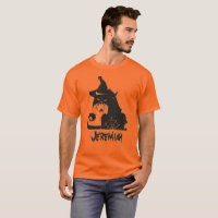 Gato Negro de Halloween Bruja Arañas Espeluznantes