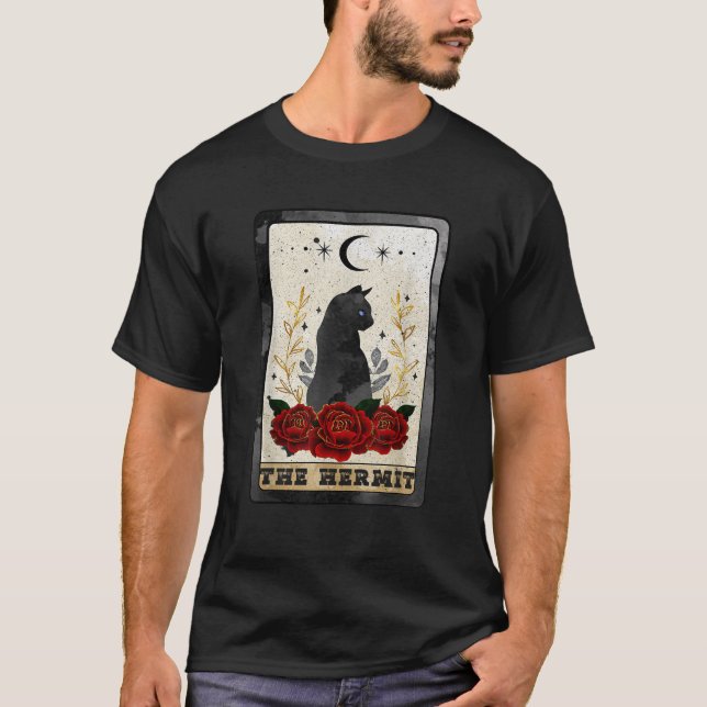 Camiseta Gato negro de Halloween: La brutalidad de la tarje (Anverso)