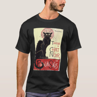Camiseta Gato negro de Halloween Le Chat Noir Tournee Frenc