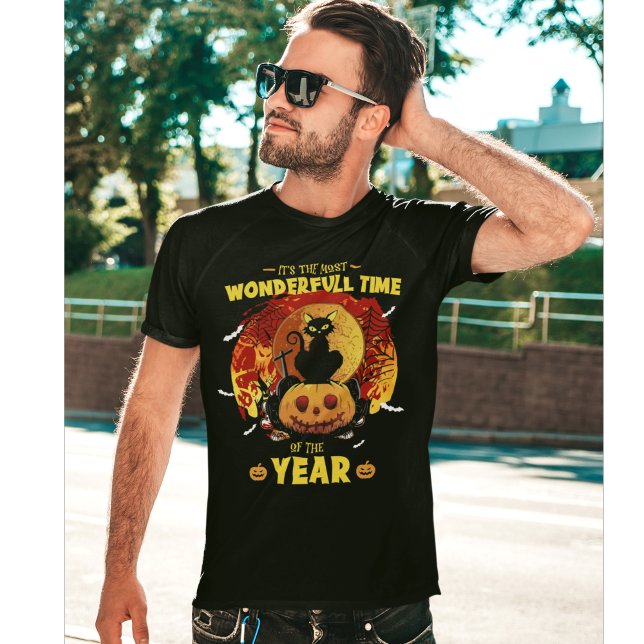 Camiseta Gato Negro de Halloween Vintage Halloween (Subido por el creador)