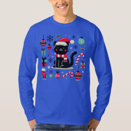 Camiseta Gato negro de los navidades