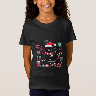 Camiseta Gato negro de los navidades