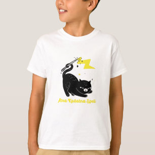Camiseta Gato negro de mago - Hechizo Abra Kadabra