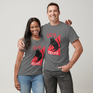 Camiseta Gato negro de Ugh People
