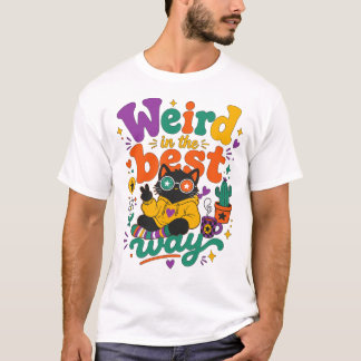 Camiseta Gato negro divertido cita hippie raro de la mejor 
