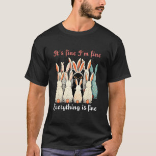 Camiseta Gato negro divertido conejo orejas de Pascua