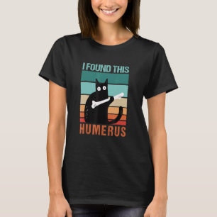Camiseta Gato Negro Encontré Este Chiste De Gato Húmero 1