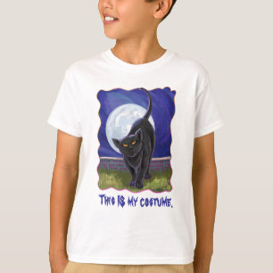 Camiseta Gato negro Este es mi disfraz