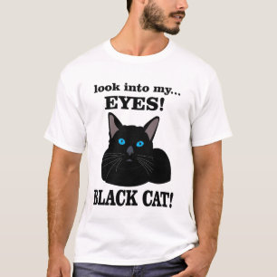 Camiseta Gato Negro Gatito Amante de los Animales Gato Negr