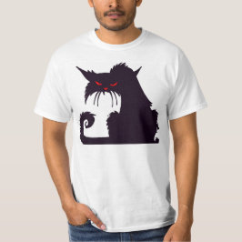 Camiseta Gato negro gruñón