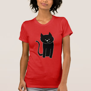 Camiseta Gato negro lindo