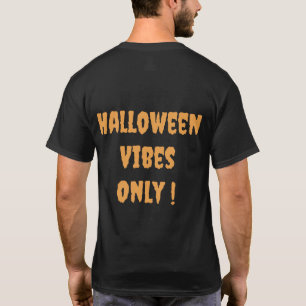 Camiseta Gato negro lindo de Halloween Calabaza Bruja Sombr