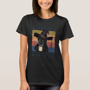 Camiseta Gato Negro Oh Mira Otra Gloriosa Mañana Me