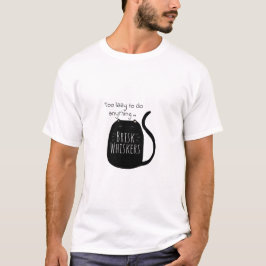 Camiseta Gato negro perezoso