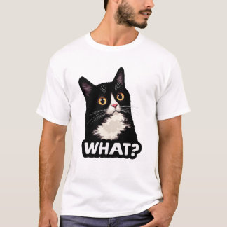 Camiseta Gato Negro Qué