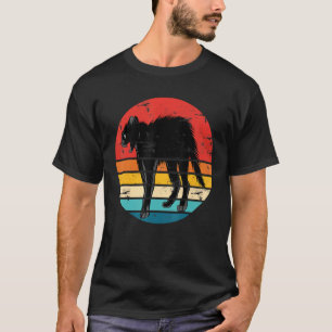 Camiseta Gato Negro Retro Silbando Halloween