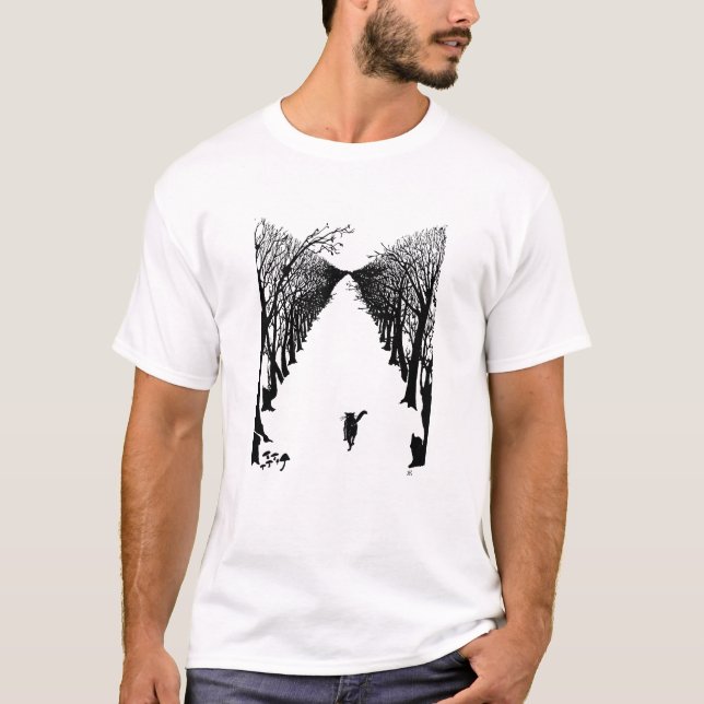 Camiseta Gato negro, Rudyard Kipling (Anverso)