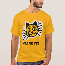 Gato negro salvaje y libre