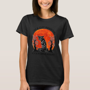 Camiseta Gato negro Soy una persona gata, no una persona ha