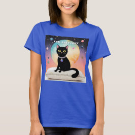 Camiseta Gato Negro - Vamos a estar cómodos