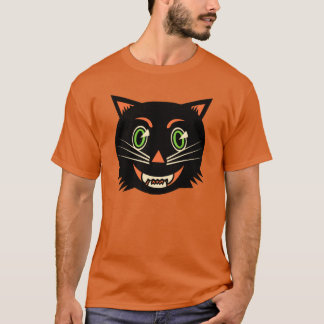 Camiseta Gato negro vintage