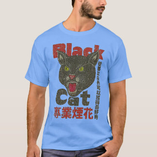 Camiseta gato negro vintage de 1942