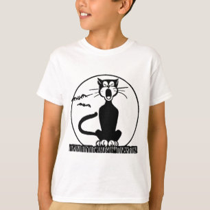 Camiseta Gato negro vintage de Halloween