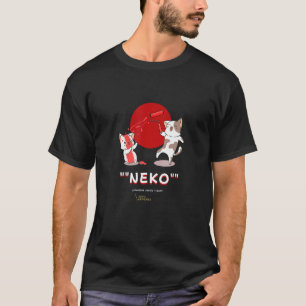 Camiseta Gato Neko Japonés para hombre mujer amante de gato